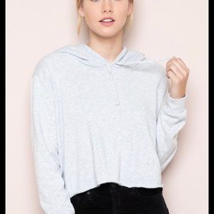 Brandy Melville cropped hoodie